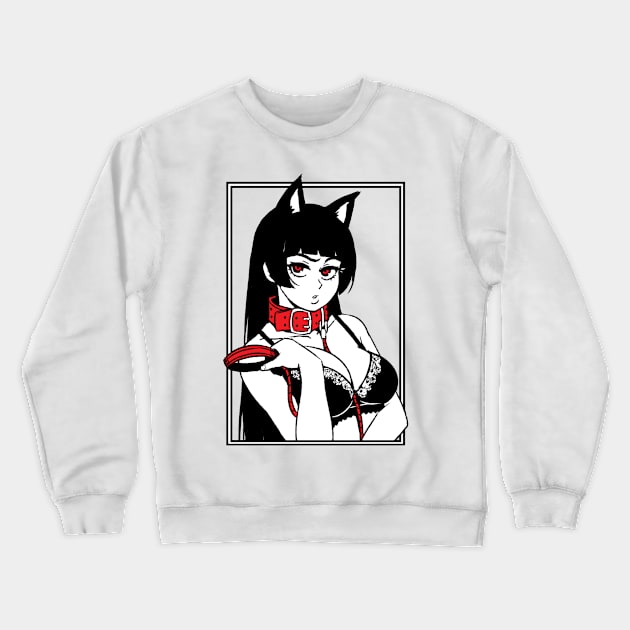 meow Crewneck Sweatshirt by akairiot